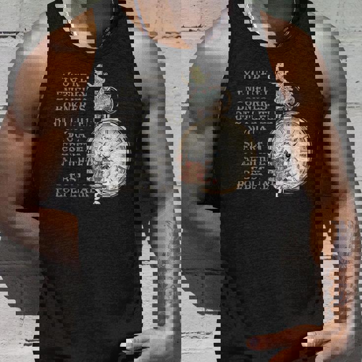 Bonkers Quote Time 不思議の国のアリス タンクトップ 彼への贈り物