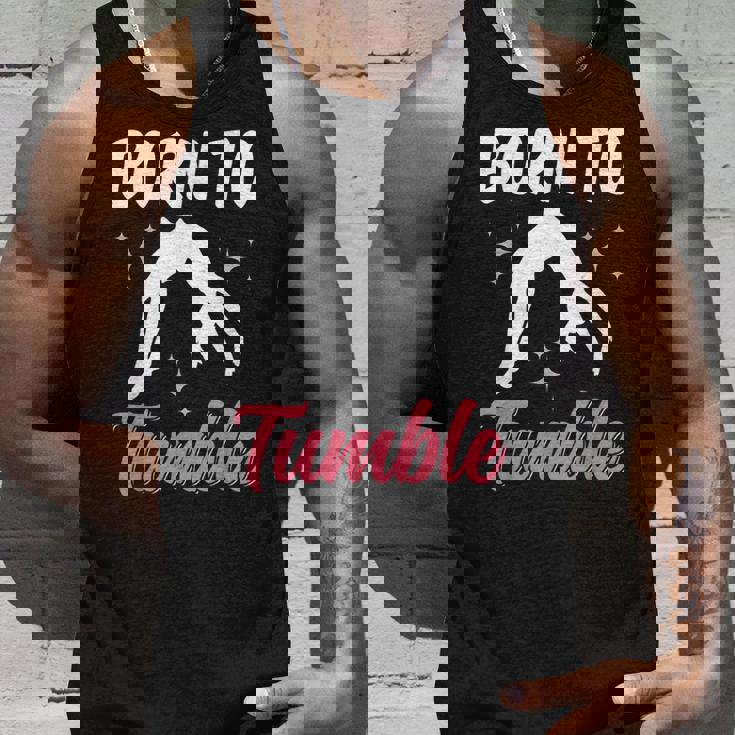 Born To Tumble おもしろアクロバット 体操 体操 タンクトップ 彼への贈り物