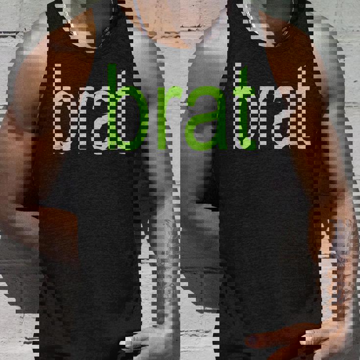 Brat 特大サイズ オールカラー ブラック ホワイト グリーン シャルトリューズ ギフト タンクトップ 彼への贈り物