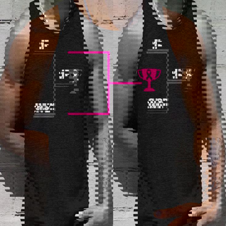 Breast Cancer Me Winner ブラケット インスピレーショナル啓発ギフト タンクトップ 彼への贈り物