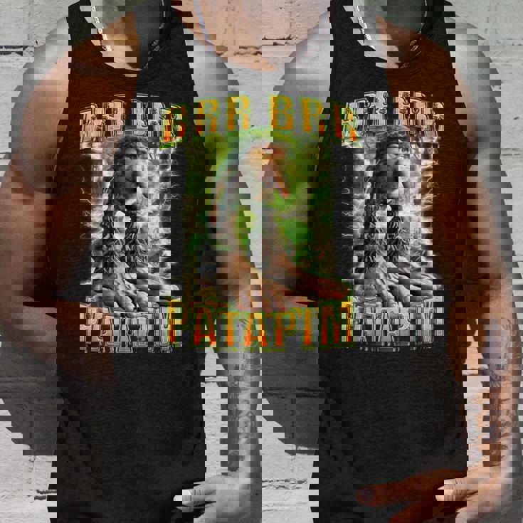 Brr Brr Patapim おもしろイタリアンミーム ブレイン パタピム ユーモア タンクトップ 彼への贈り物