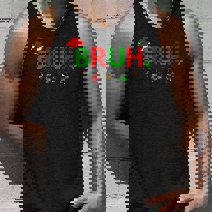 Bruh Meme aying Bro Greeting Ns Boys Christmas タンクトップ 彼への贈り物