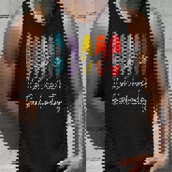 I Can't I Have Aurfboard Meetingurfing ファニーサーファーtシャツ タンクトップ 彼への贈り物