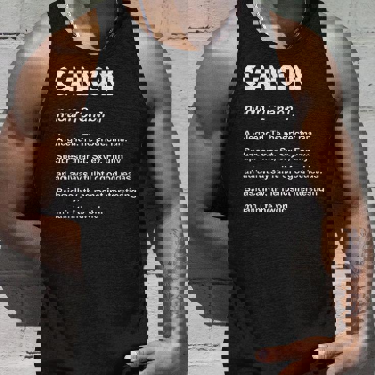 Canon ネームシャツ タンクトップ 彼への贈り物