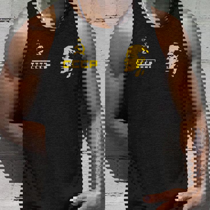 Cccp ソ連共産党 ロシア連邦 レーニンリーダー タンクトップ 彼への贈り物