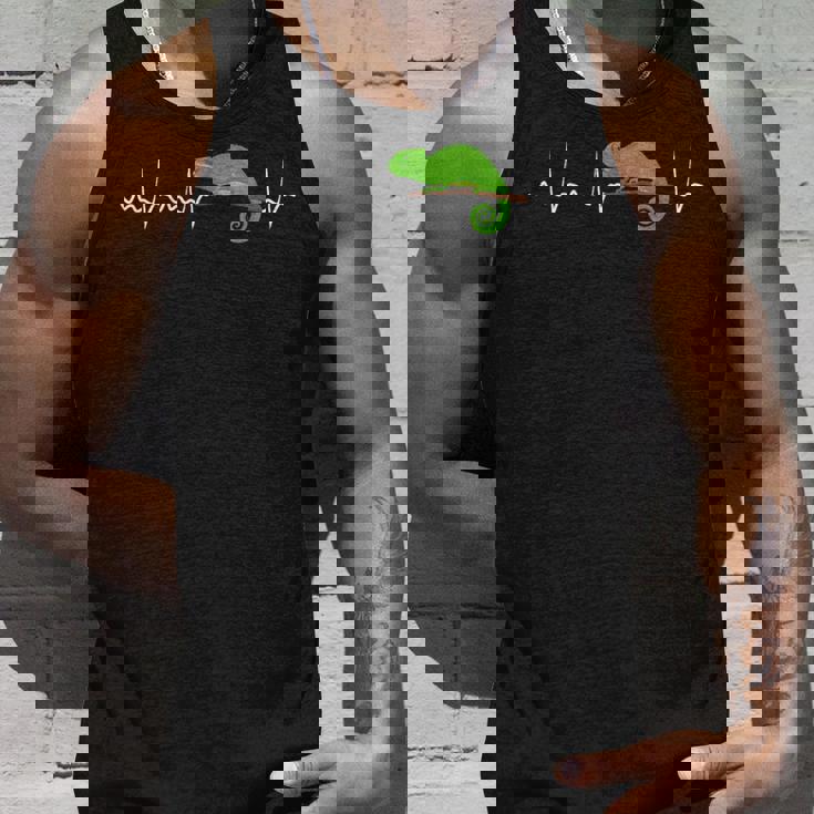 Chameleon ハートビート カメレオン 爬虫類トカゲ タンクトップ 彼への贈り物