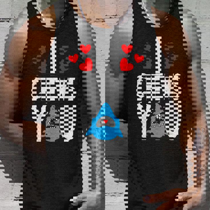 I Chews Youhark バレンタインデー ラブ ハート メンズ レディース タンクトップ 彼への贈り物