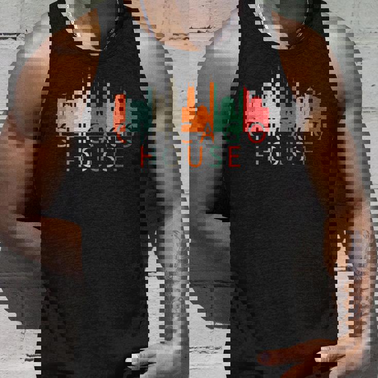 Chicago House Music レトロ ヴィンテージ シャツ ラブ シカゴ タンクトップ 彼への贈り物