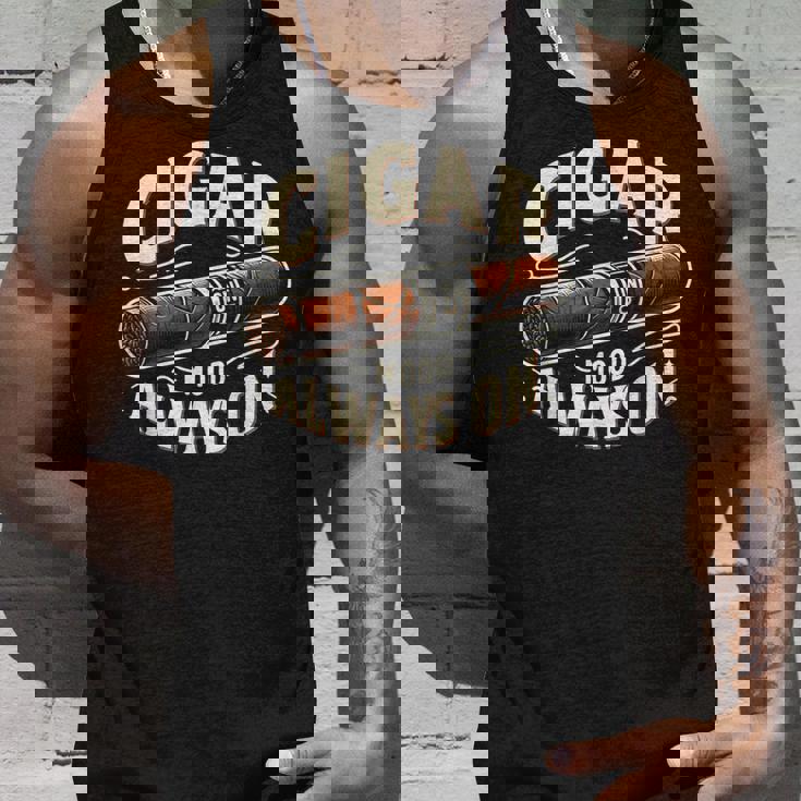 Cigar Mood Always On Cigar ファニーグラフィックtシャツ タンクトップ 彼への贈り物