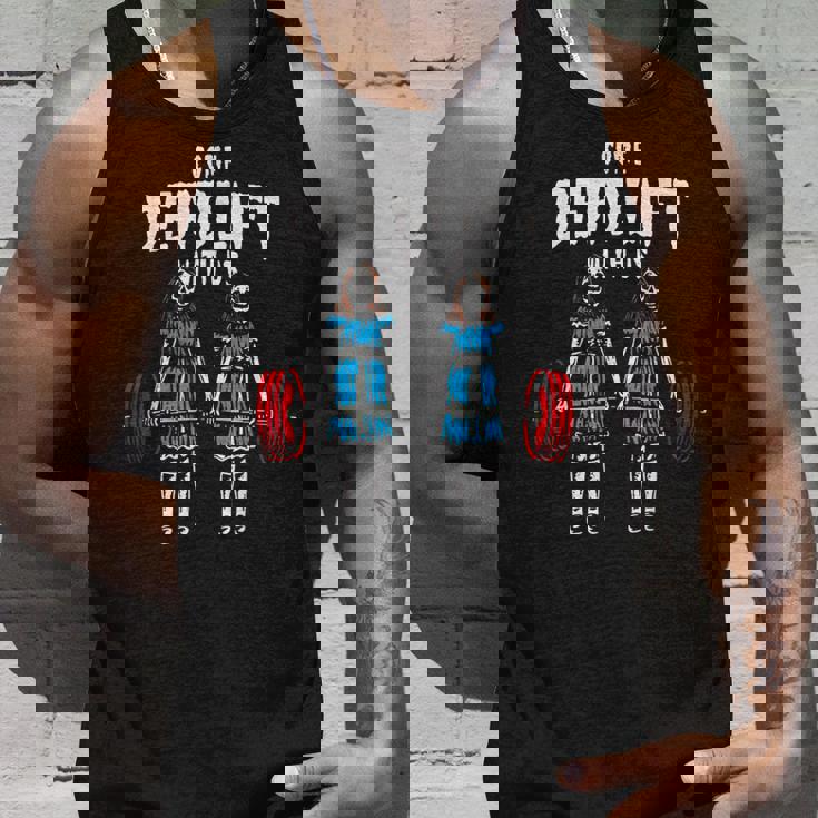 Come Deadlift With Us ウェイトリフティング ボディビルディング フィットネスジム タンクトップ 彼への贈り物