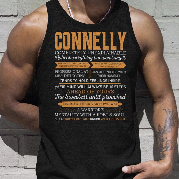 Connelly Completely Unexplainable Notices Everything But Won’T Say It Name Tank Top Gifts for Him
