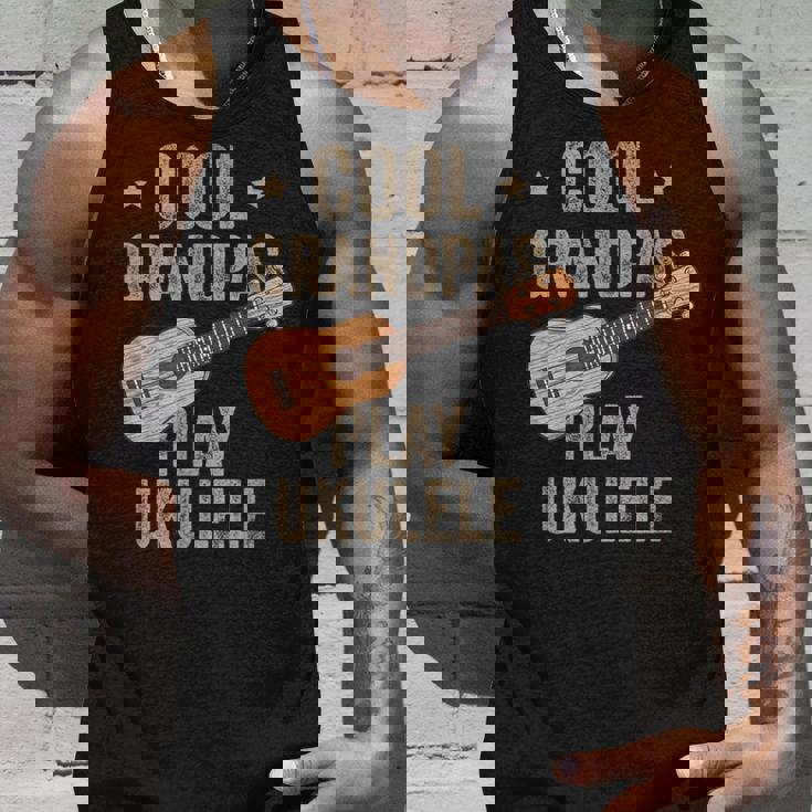 Cool Grandpas Play ウクレレ ウクレレ ミュージックギター タンクトップ 彼への贈り物