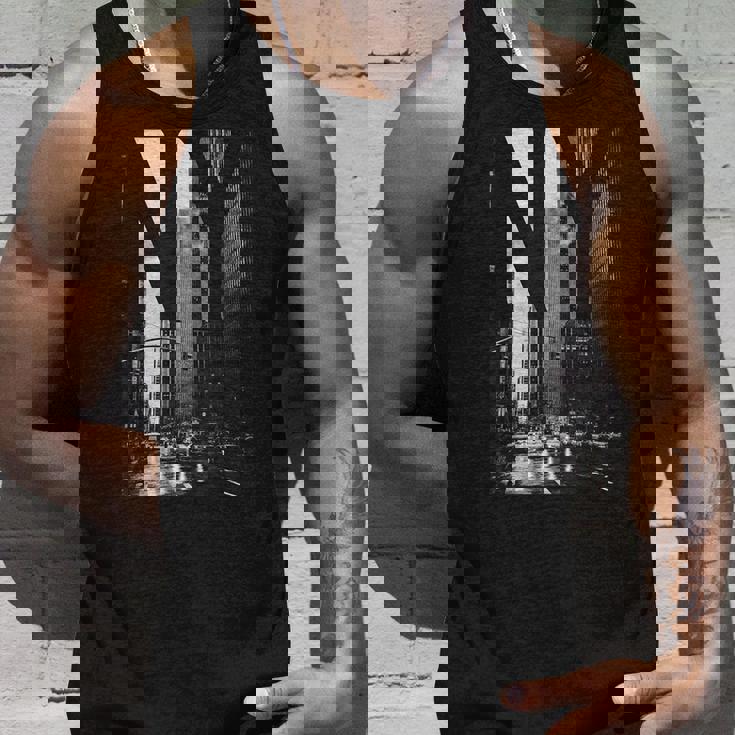 Cool New York City Abstractkyline & New York タンクトップ 彼への贈り物