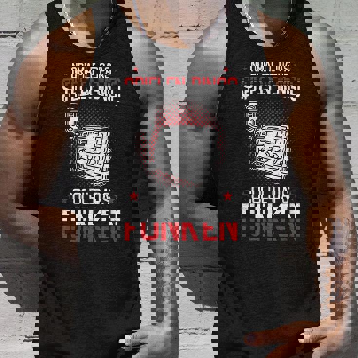 メンズ Coole Opas Funken アマチュア無線機 アマチュア無線機 タンクトップ 彼への贈り物