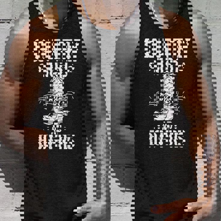 Country Music And Bonfire ウエスタンカントリーラインダンスブーツ タンクトップ 彼への贈り物