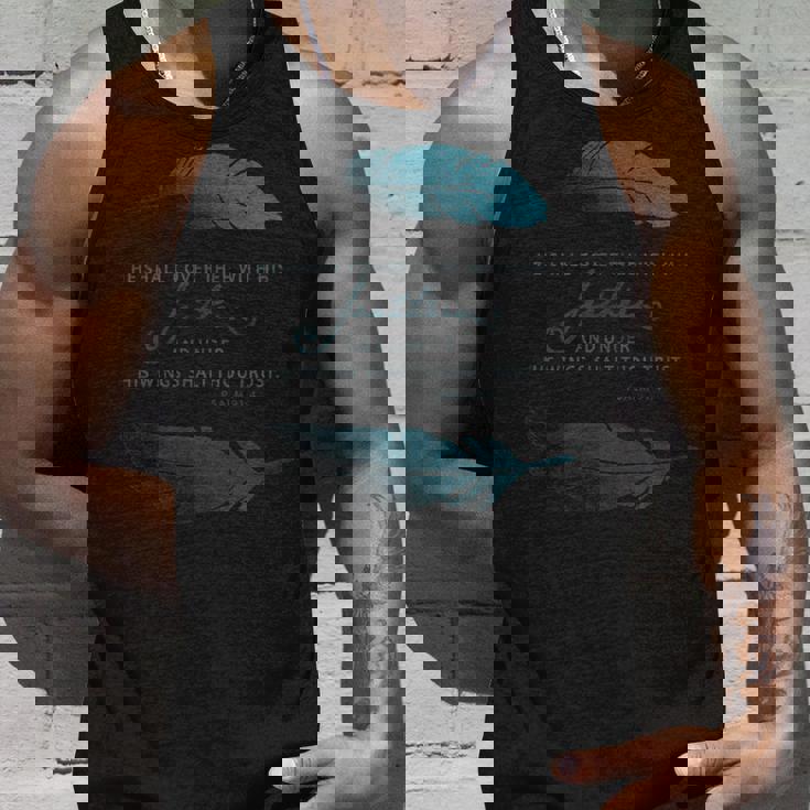 Cover With His Feathers Psalm 91 Kjv 聖書の言葉 タンクトップ 彼への贈り物