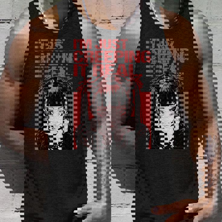 Creeping It Real ゴシック アニメ ソフト グランジ エモ オタク タンクトップ 彼への贈り物