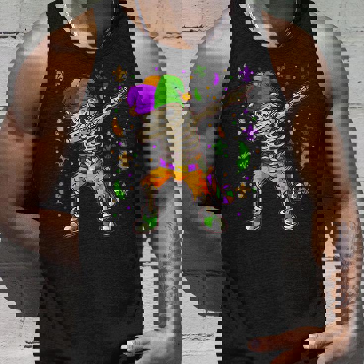 Dabbing スケルトン マルディグラ キッズ ボーイズ タンクトップ 彼への贈り物