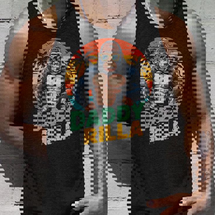 Daddy Rilla Gorilla Dad 父の日ギフト お父さんへのギフト タンクトップ 彼への贈り物