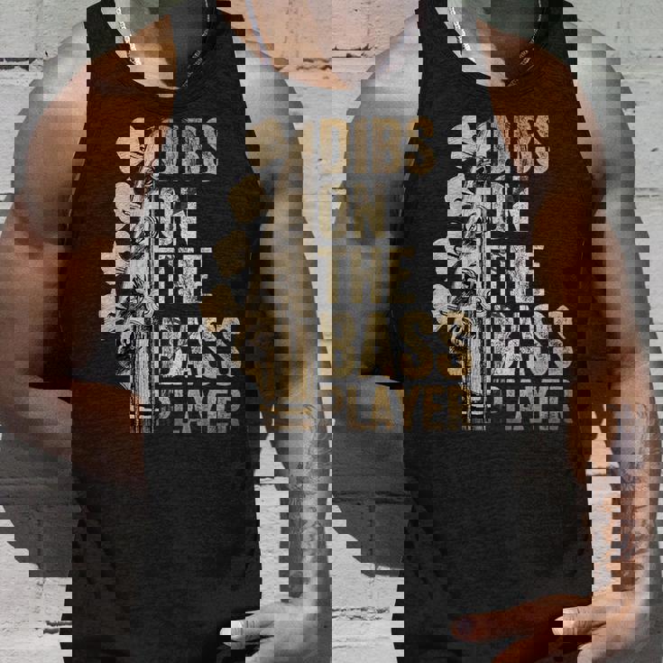 Dibs On The Bass Player ギターミュージシャン タンクトップ 彼への贈り物