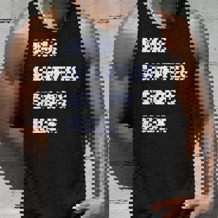 Dig&Sample&Chop&Beat シャツ Mpc ドラムサンプラー 音楽愛好家 タンクトップ 彼への贈り物