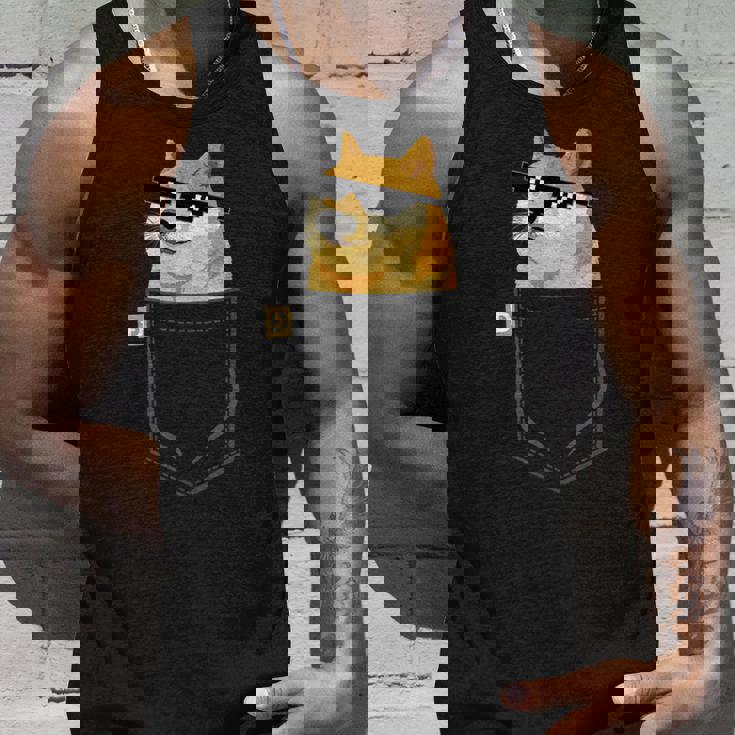 Doge コインロゴシャツ フェイクポケットシャツ Dogecoin To The Moon タンクトップ 彼への贈り物