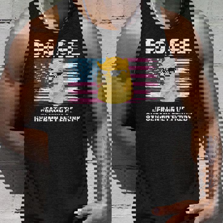 Doge 政府効率省 トランプ柴犬 タンクトップ 彼への贈り物