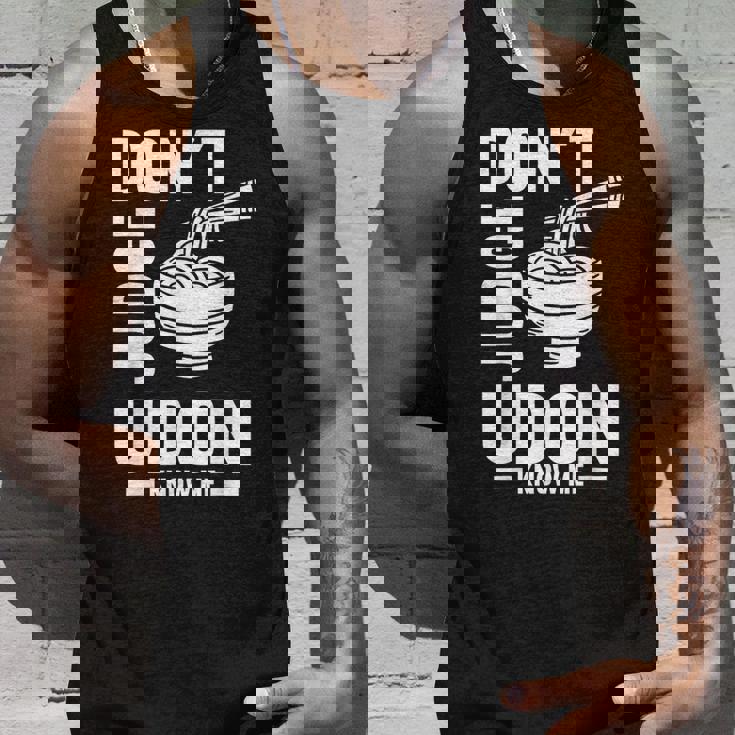 Don't Judge Me うどん Know Me おもしろ 日本食品 みそ麺 タンクトップ 彼への贈り物