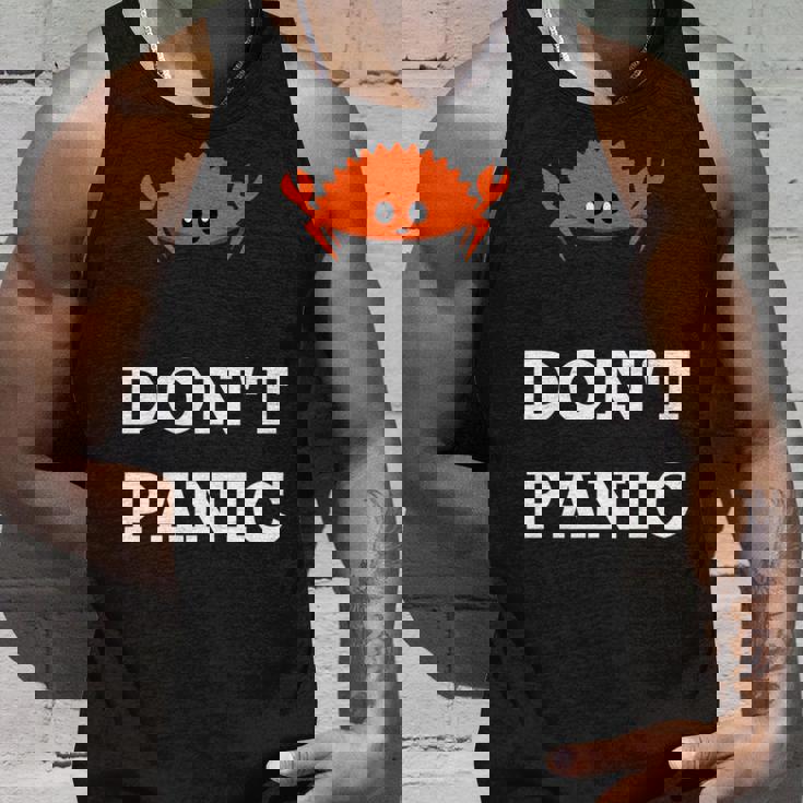 Don't Panic Rustacean Ferris The Crab Rustプログラミング 長袖tシャツ タンクトップ 彼への贈り物