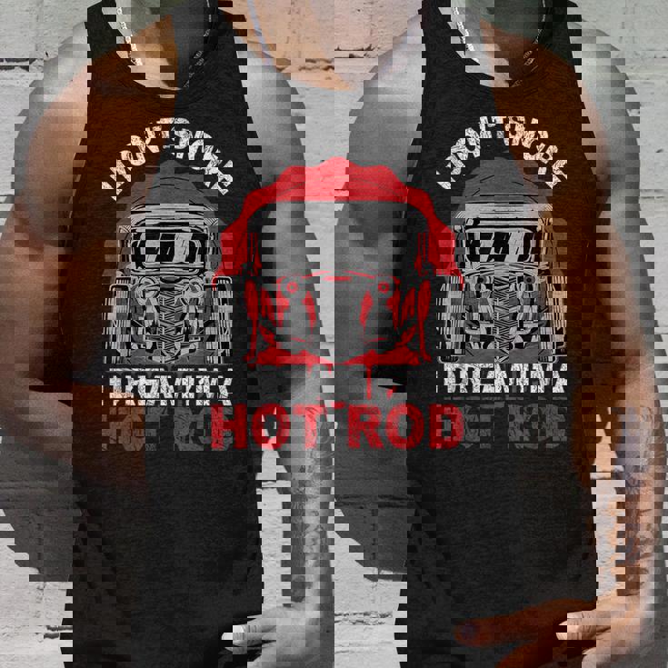 I Don'tnore I Dream I'm A Hot Rod クラシックカー 米国車 ホットロッド タンクトップ 彼への贈り物