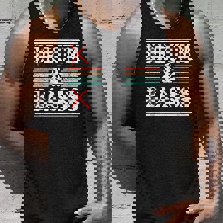 Drum & Bass Rum & Ass Retrointageibes Team タンクトップ 彼への贈り物