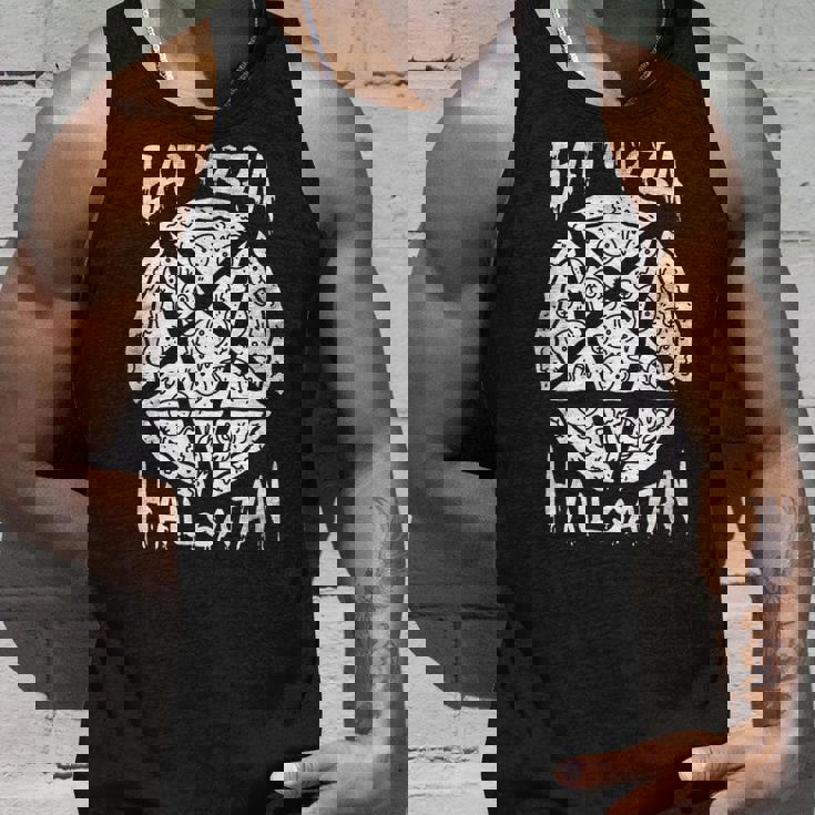 Eat Pizza Hailatan オカルト 反キリスト 悪魔的なサタニズム タンクトップ 彼への贈り物