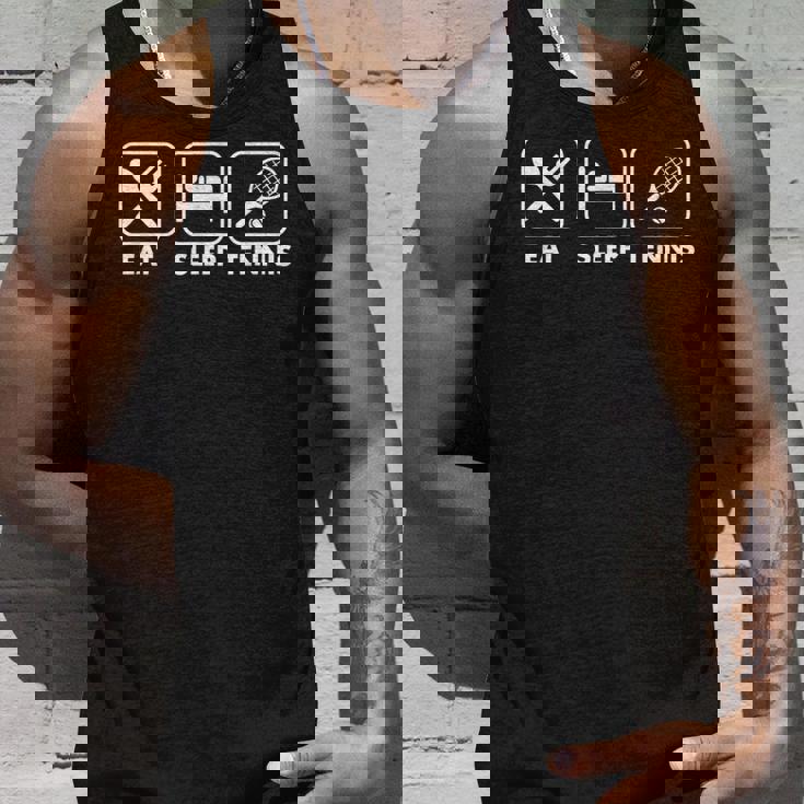 Eatleep Tennis おもしろレトロテニスプレーヤー クリスマスギフト タンクトップ 彼への贈り物