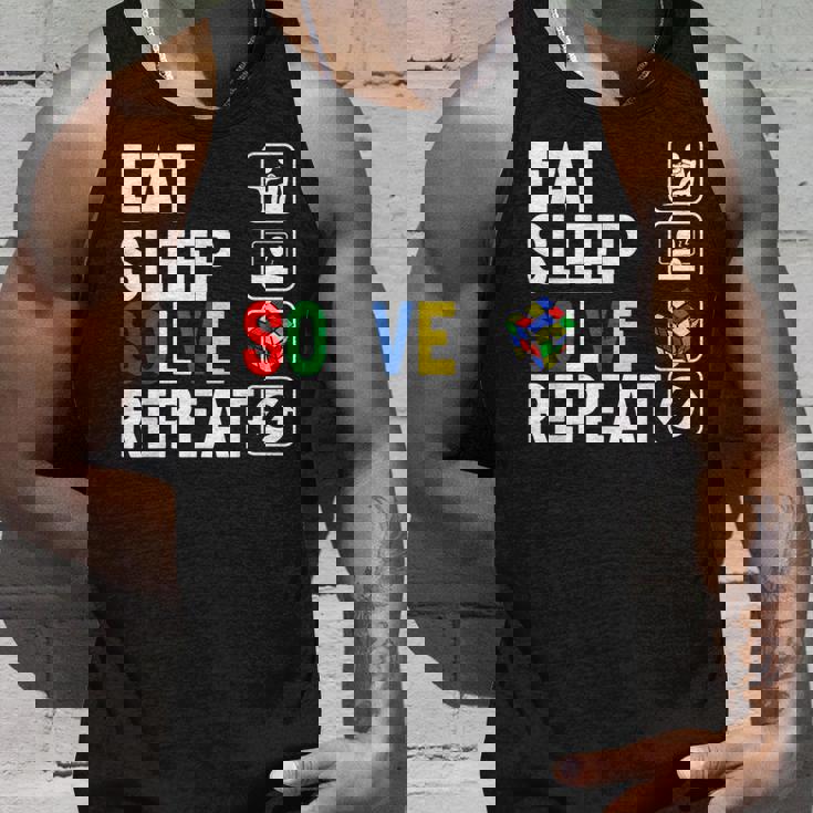 Eatleepolve Repeat キューブゲーム ルービックtシャツ タンクトップ 彼への贈り物