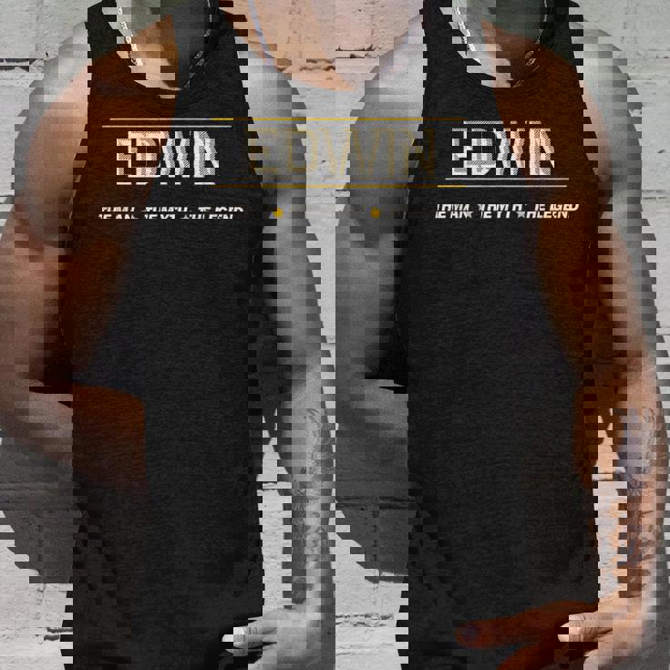 Edwin The Man The Myth The Legend タンクトップ 彼への贈り物