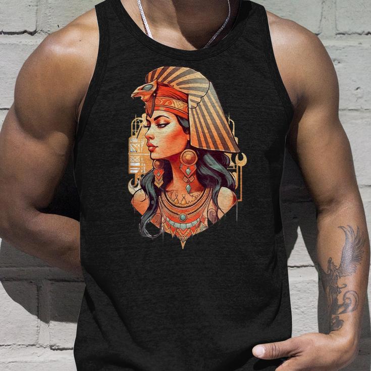 Egipto Reina Cleopatra Camiseta sin mangas Regalos para él