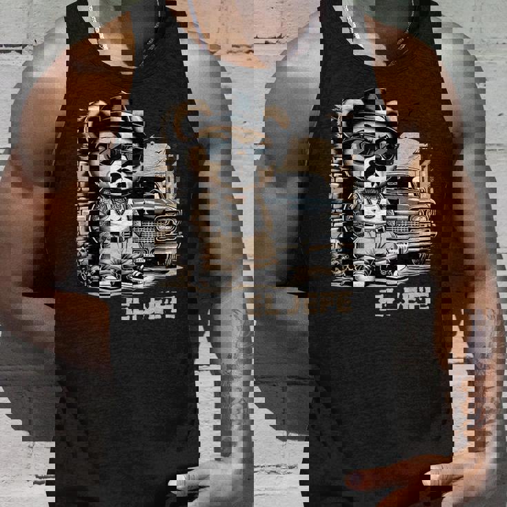 El Jefe ヒップホップ テディベア ローライダー シャツ チカーノ チョロ タンクトップ 彼への贈り物