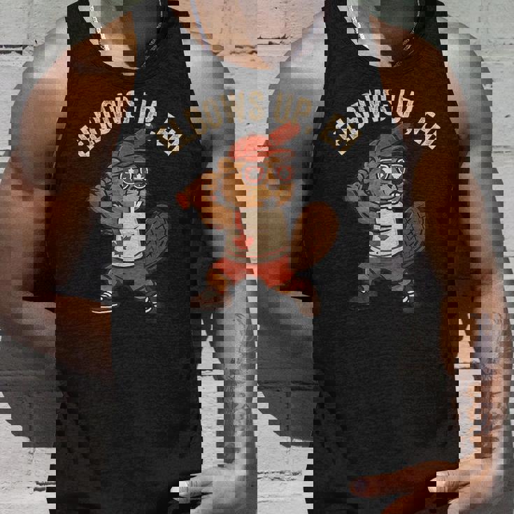 Elbows Up Eh Beaver ベースボール ファニーカナダデー タンクトップ 彼への贈り物