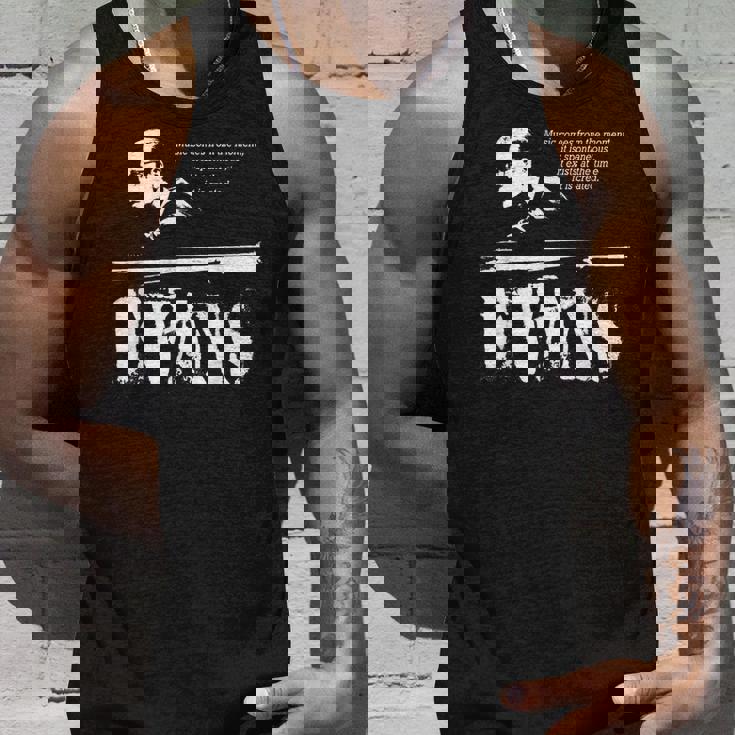 Evans Jazz Wisdom ピアニスト ミュージシャン 1色 タンクトップ 彼への贈り物