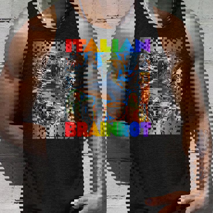 Every Italian Brainrot Meme Italian Brainrotコレクション タンクトップ 彼への贈り物
