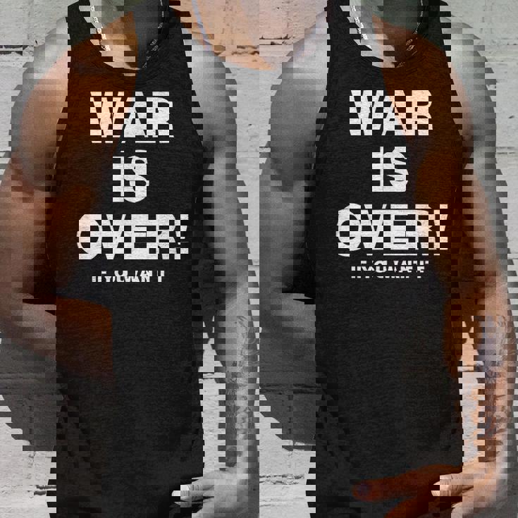 Exclusive War Is Over 限定版 ブラック If You Want It タンクトップ 彼への贈り物