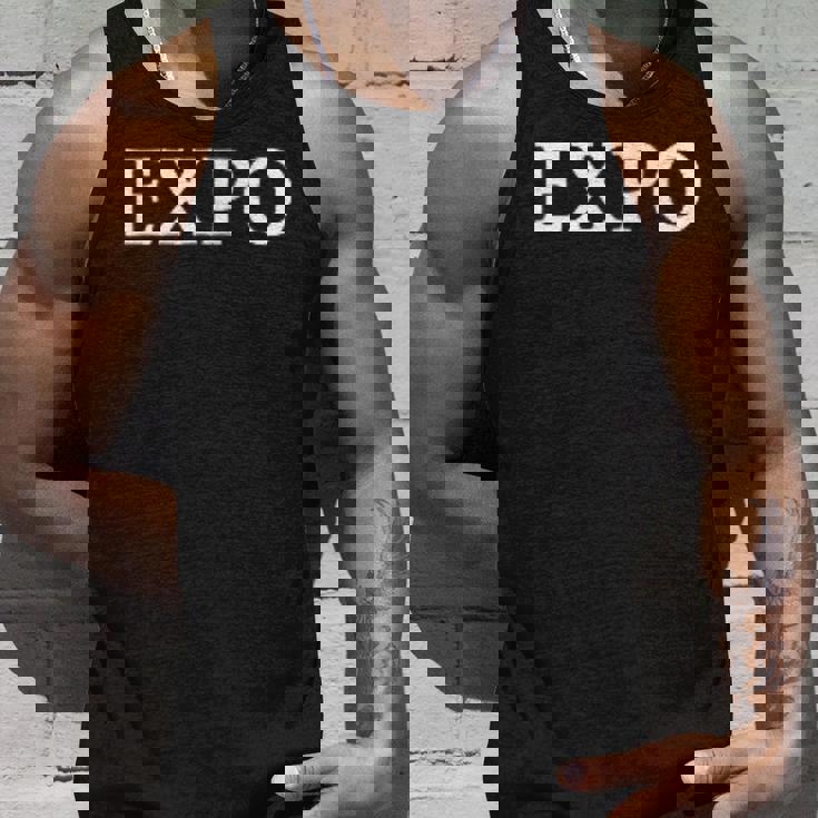 Expo 英単語アパレル タンクトップ 彼への贈り物