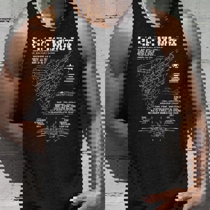 F-14 Tomcat 戦闘機 ジェット仕様 軍用飛行機 F14 Tomcat タンクトップ 彼への贈り物