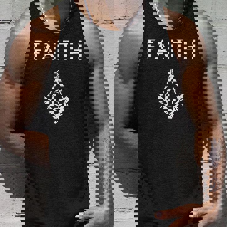 Faith フリーメイソン スクエアとコンパス フリーメイソン タンクトップ 彼への贈り物