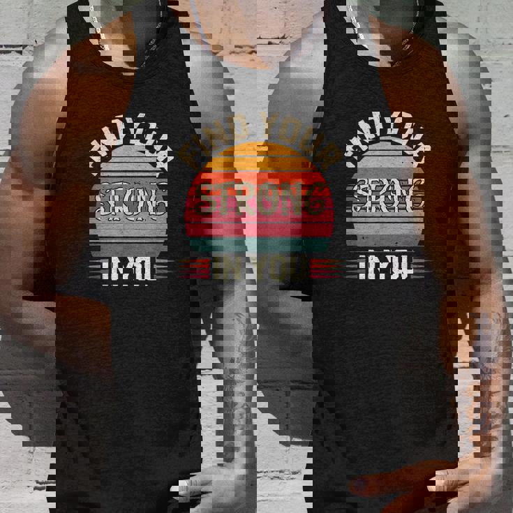 Find Yourtrong In You インスピレーションによる改善 タンクトップ 彼への贈り物