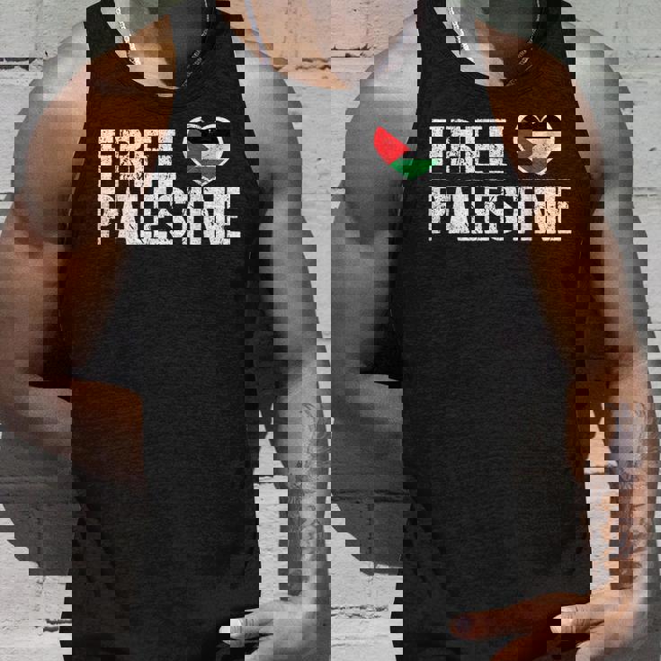 Free Palestine パレスチナの旗無料パレスチナ タンクトップ 彼への贈り物