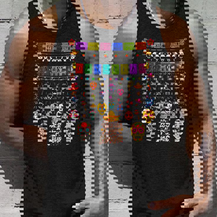 Fun Dia De Los Muertos メキシコシュガースカル タンクトップ 彼への贈り物