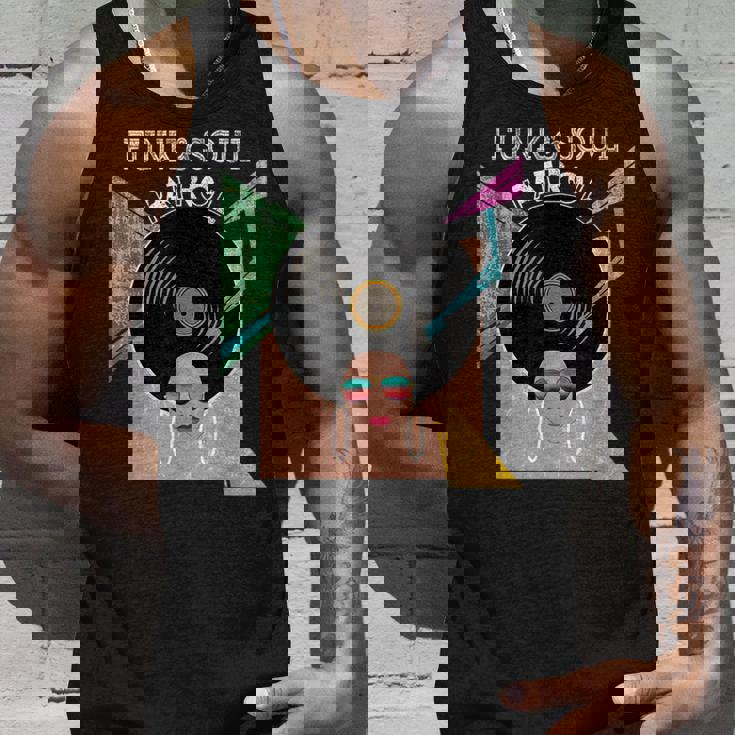 Funk &Oul Patrol 70年代80年代ビンテージアフログラフィックミュージックシャツ タンクトップ 彼への贈り物