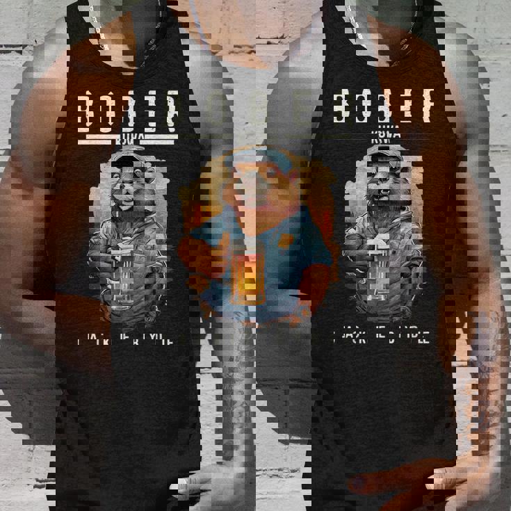 Bober Bóbr Kurwa Polish Kurwa Bober タンクトップ 彼への贈り物