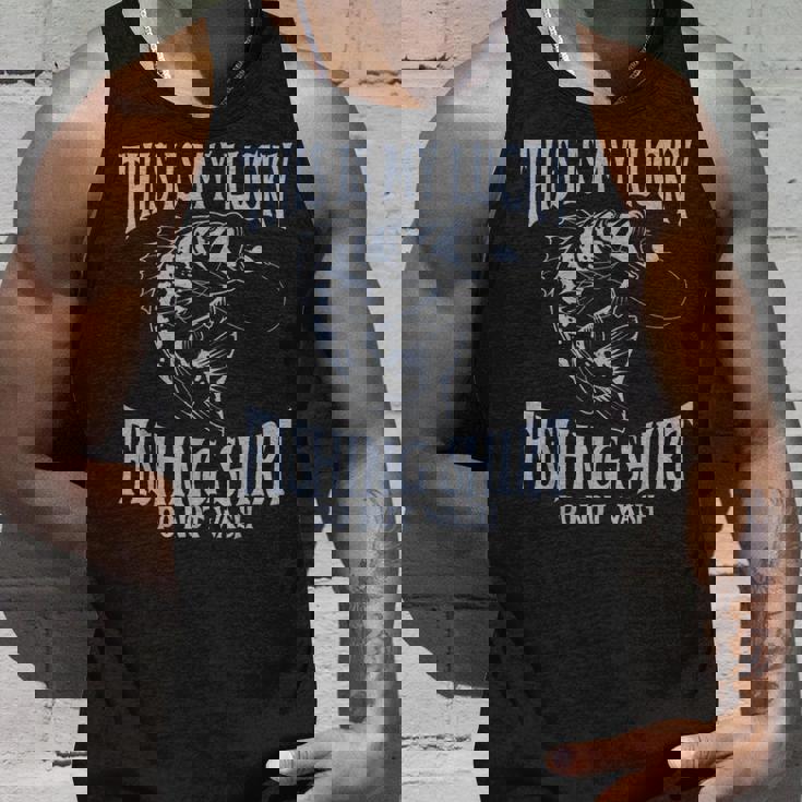 Dad My Lucky Fishing Do Not Wash Fishing Fishing タンクトップ 彼への贈り物